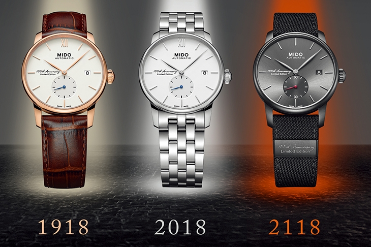 MIDO - BARONCELLI - 「過去–現在–未來」穿梭MIDO百年輝煌-Baroncelli Trilogy三部曲限量腕錶
