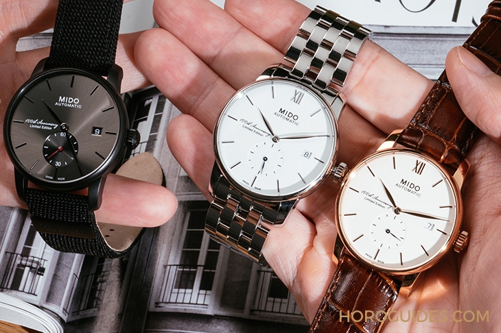 MIDO - BARONCELLI - 「過去–現在–未來」穿梭MIDO百年輝煌-Baroncelli Trilogy三部曲限量腕錶
