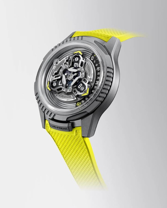 ULYSSE NARDIN - FREAK - 2413-500LE-2A-UR/3B - Ulysse Nardin × Urwerk兩大獨立製錶先鋒聯手:UR-FREAK 震撼登場