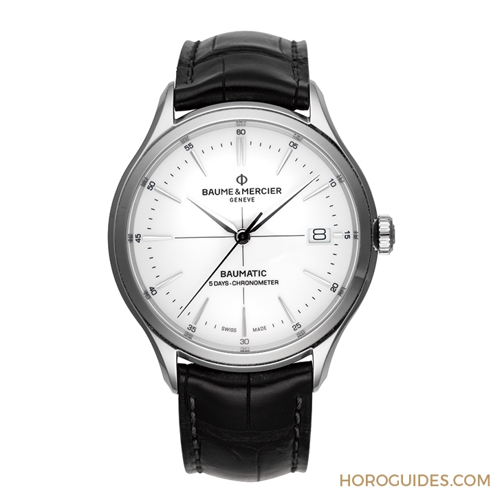 Baume & Mercier - Clifton - M0A10436 - 名士自製矽擒縱機芯Baumatic™，高性價比人氣之選!