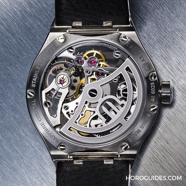 MAURICE LACROIX - AIKON - AI6028-SS001-030-1 - 透視鏤空機械-MAURICE LACROIX AIKON系列鏤空自動腕錶