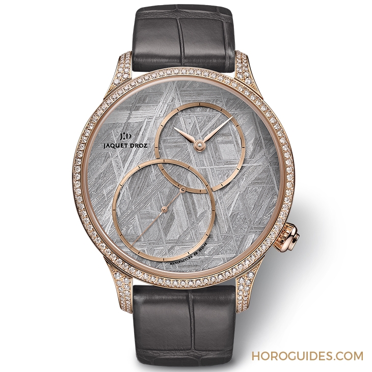 JAQUET DROZ - GRANDE SECONDE - J006013271 - 天外飛來一筆，JAQUET DROZ打造獨一無二的隕石錶盤