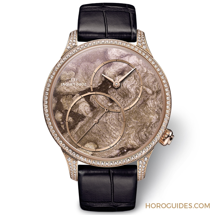 JAQUET DROZ - GRANDE SECONDE - J006013271 - 天外飛來一筆，JAQUET DROZ打造獨一無二的隕石錶盤
