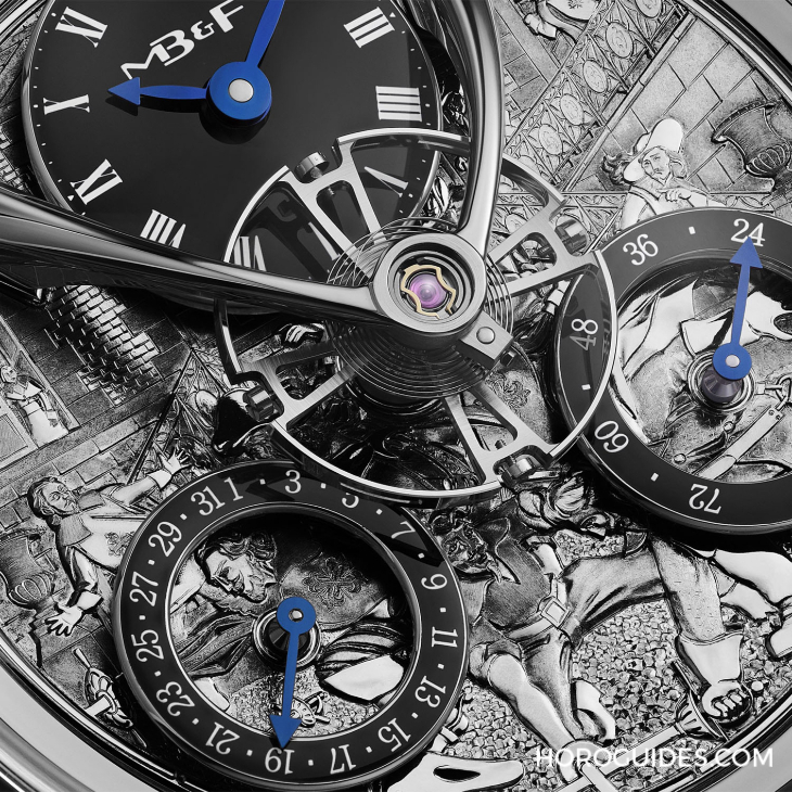 MB&F - PERFORMANCE ART - 04.RL.W5 - 以經典文學場景入作，MB&F攜手金雕大師Eddy Jaquet打造Legacy Machine Split Escapement限量版腕錶