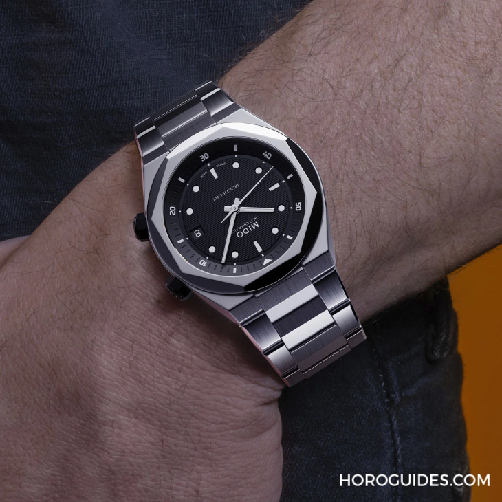 MIDO - MULTIFORT - M047.507.11.051.00 - 入門級八角形錶圈運動錶！MIDO推出全新Multifort 8 Two Crowns