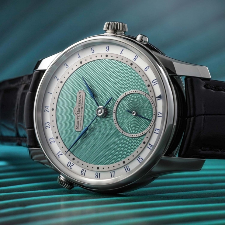 MORITZ GROSSMANN - BENU - MG-003892 - 德國製錶之美再進化：Moritz Grossmann GMT Guilloche 腕錶演繹跨時區優雅生活