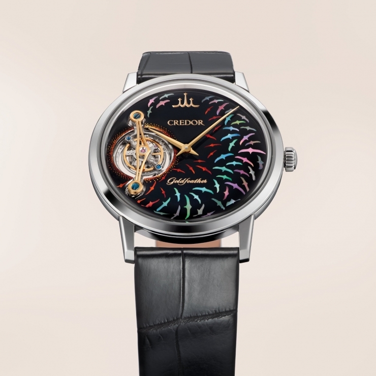 CREDOR - Goldfeather - GBCF999 - CREDOR珍稀之作：Goldfeather Tourbillon限量登場，詩意工藝凝結日本製錶美學