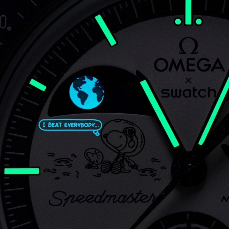 SWATCH - BIOCERAMIC - SO33N701L - 史諾比再度登月！OMEGA x Swatch全新Snoopy MoonSwatch，滿月當天限時開賣