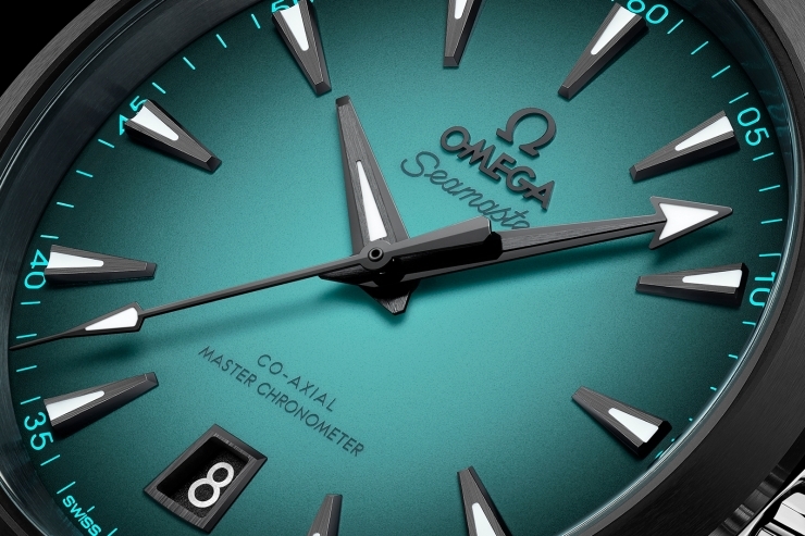 OMEGA - SEAMASTER - 220.32.41.21.03.001 - 碧波遇墨影｜OMEGA海馬Aqua Terra推出38與41mm綠松石面配黑色陶瓷錶圈新款