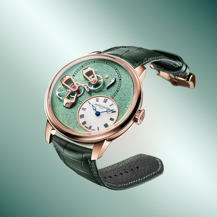 ARNOLD & Son - Arnold & Son DSTB 42 全新演繹：薄荷綠與雅詩閣藍限量登場