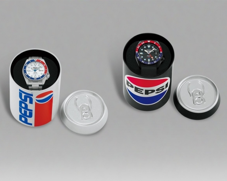 SEIKO - 5 SPORTS - SRPL99 - 「百事圈」終於名正言順,SEIKO正式推出Pepsi聯名限量錶