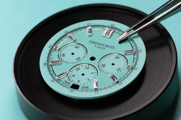 TIFFANY & Co. - ATLAS™ - 75450125 - 真正的Tiffany Blue錶盤！Tiffany Timer鉑金計時腕錶正式登場