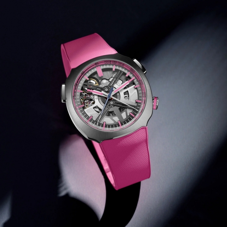 H. MOSER & CIE - STREAMLINER - 6700-1201 - 粉紅風暴來襲!亨利慕時攜手Alpine車隊推出「疾速者」粉紅特別版