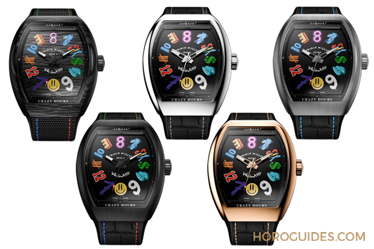 FRANCK MULLER - CRAZY HOURS - V 43 CH JSR LTD (NR) - 街頭藝術之趣!FRANCK MULLER x Jisbar推出五款限量Vanguard Crazy Hours Jisbar新錶