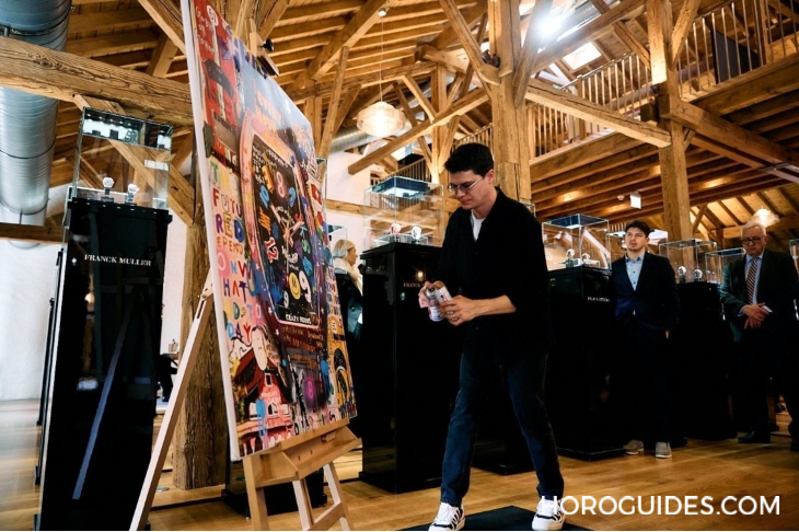 FRANCK MULLER - CRAZY HOURS - V 43 CH JSR LTD (NR) - 街頭藝術之趣!FRANCK MULLER x Jisbar推出五款限量Vanguard Crazy Hours Jisbar新錶