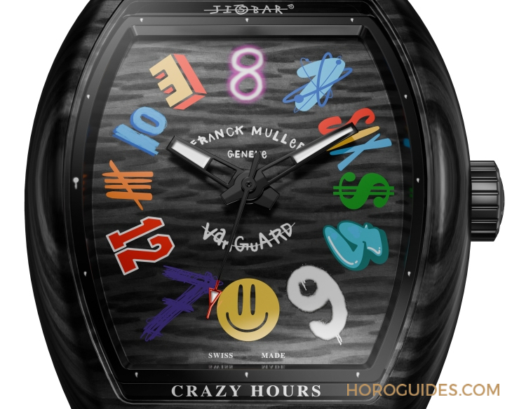 FRANCK MULLER - CRAZY HOURS - V 43 CH JSR LTD (NR) - 街頭藝術之趣!FRANCK MULLER x Jisbar推出五款限量Vanguard Crazy Hours Jisbar新錶