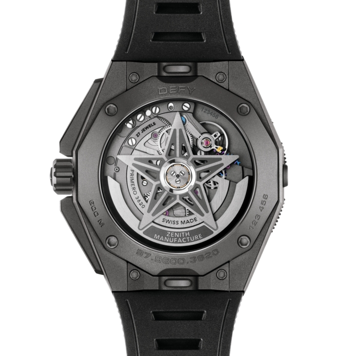 ZENITH - DEFY - 97.A3648.670/21.M3648 - 深海黑黄魅影｜ZENITH為Defy系列兩款潛水錶推出全新Shadow版本