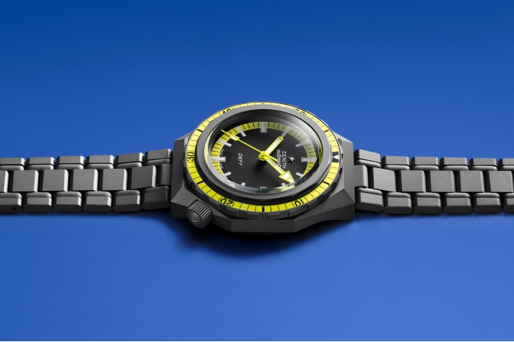 ZENITH - DEFY - 97.A3648.670/21.M3648 - 深海黑黄魅影｜ZENITH為Defy系列兩款潛水錶推出全新Shadow版本