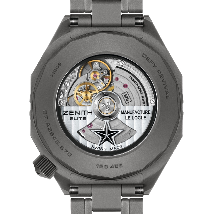 ZENITH - DEFY - 97.A3648.670/21.M3648 - 深海黑黄魅影｜ZENITH為Defy系列兩款潛水錶推出全新Shadow版本