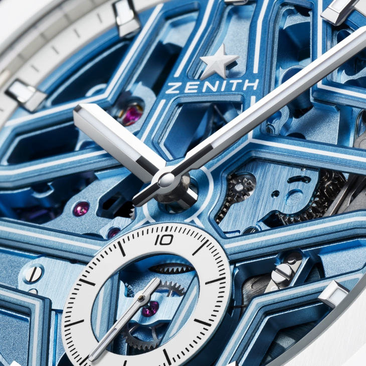 ZENITH - DEFY - 49.9309.3620/85.I001 - 藍天白沙，馭浪再行｜ZENITH攜手Time+Tide推出Defy Skyline Skeleton White Surfer Ceramic