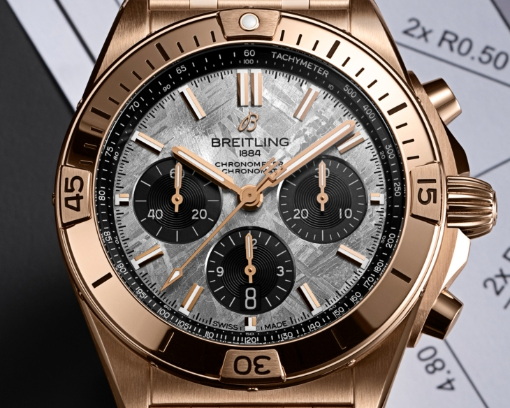 BREITLING - CHRONOMAT - RB01347A1F1S1 - 隕石獨步，征服球場｜BREITLING攜手曼城球星推出Erling Haaland Signature Chronomat限量版