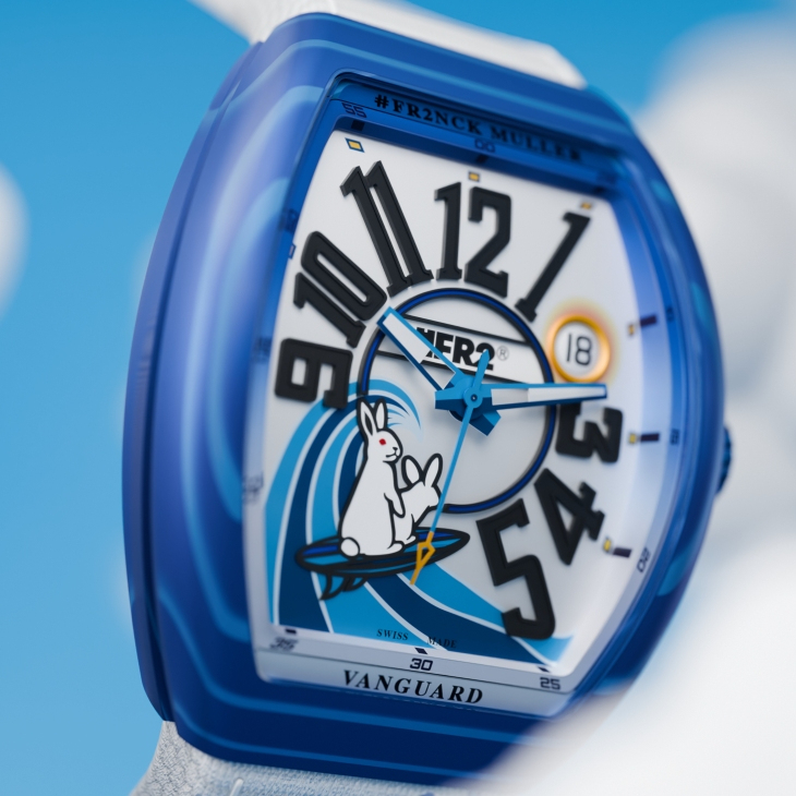 FRANCK MULLER - VANGUARD - V 41 SC DT BEACH FR2 GFRGFRG (BC) - 夏日情浪，頭狂「色」放｜FRANCK MULLER × #FR2限量新錶#FR2NCK MULLER Vanguard Beach