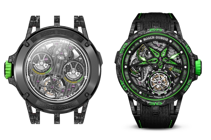 ROGER DUBUIS - EXCALIBUR - RDDBEX0862 - 限量一只！ROGER DUBUIS 三問飛行陀飛輪腕錶  