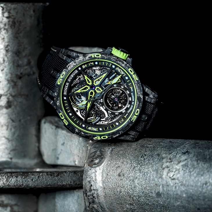 ROGER DUBUIS - EXCALIBUR - RDDBEX0862 - 限量一只！ROGER DUBUIS 三問飛行陀飛輪腕錶  