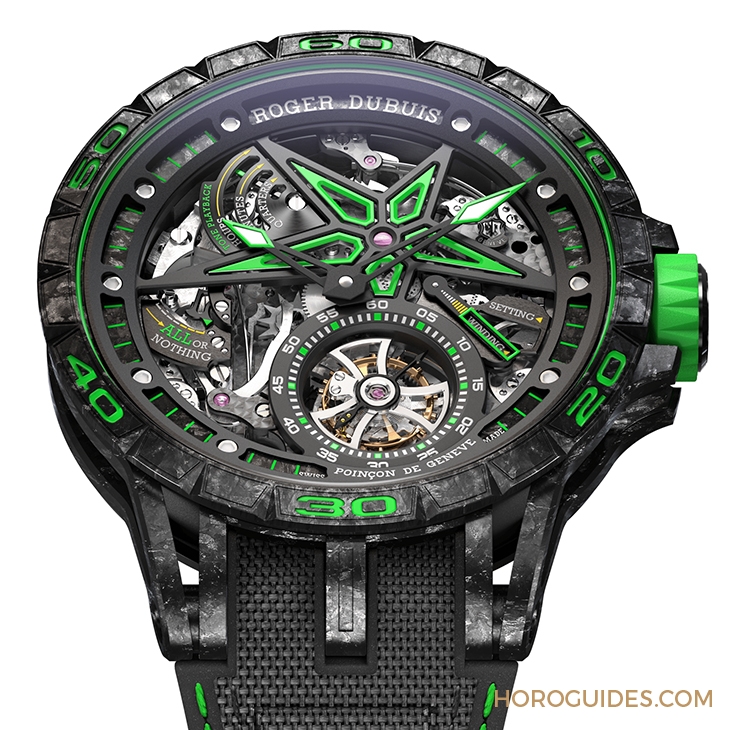 ROGER DUBUIS - EXCALIBUR - RDDBEX0862 - 限量一只！ROGER DUBUIS 三問飛行陀飛輪腕錶  