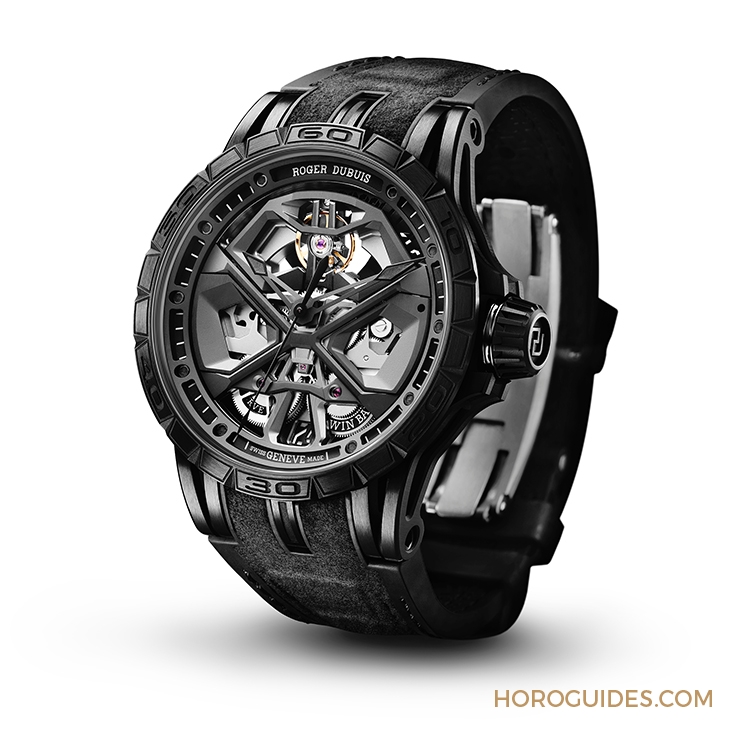ROGER DUBUIS - EXCALIBUR - RDDBEX0829 - 黑潮來襲!羅杰杜彼Excalibur Huracán自動上鍊腕錶