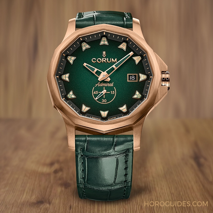 CORUM - ADMIRAL - A395/04035 - 純粹海事風味,CORUM Admiral 海軍上將青銅腕錶
