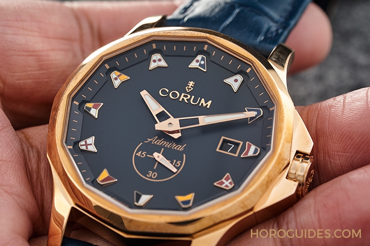 CORUM - ADMIRAL - A395/04035 - 純粹海事風味,CORUM Admiral 海軍上將青銅腕錶