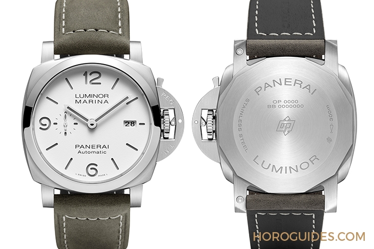 PANERAI - LUMINOR MARINA - PAM01314 - 沛納海首見白色三明治面盤！Luminor Marina PAM01314腕錶