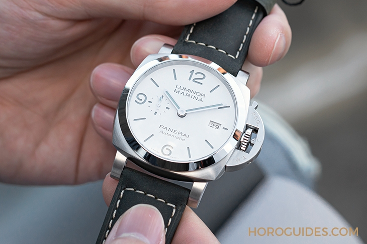 PANERAI - LUMINOR MARINA - PAM01314 - 沛納海首見白色三明治面盤！Luminor Marina PAM01314腕錶