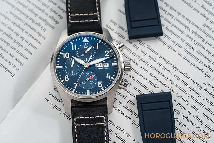 IWC - PILOT - IW388102 - 幫你試戴 ! 2021 IWC全新Pilot飛行員計時碼錶