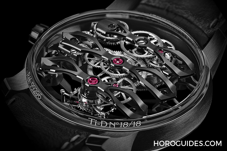 GIRARD-PERREGAUX - BRIDGES - 99296-21-001-BA6A - 懸浮幻覺來襲！GP三飛橋陀飛輪限量腕錶Aston Martin特別版