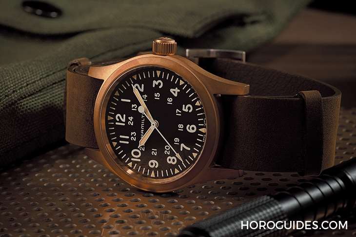 HAMILTON - KHAKI FIELD - H69459530 - 青銅、軍用風，雙重魅力加持｜漢米爾頓Khaki Field卡其野戰系列青銅機械腕錶