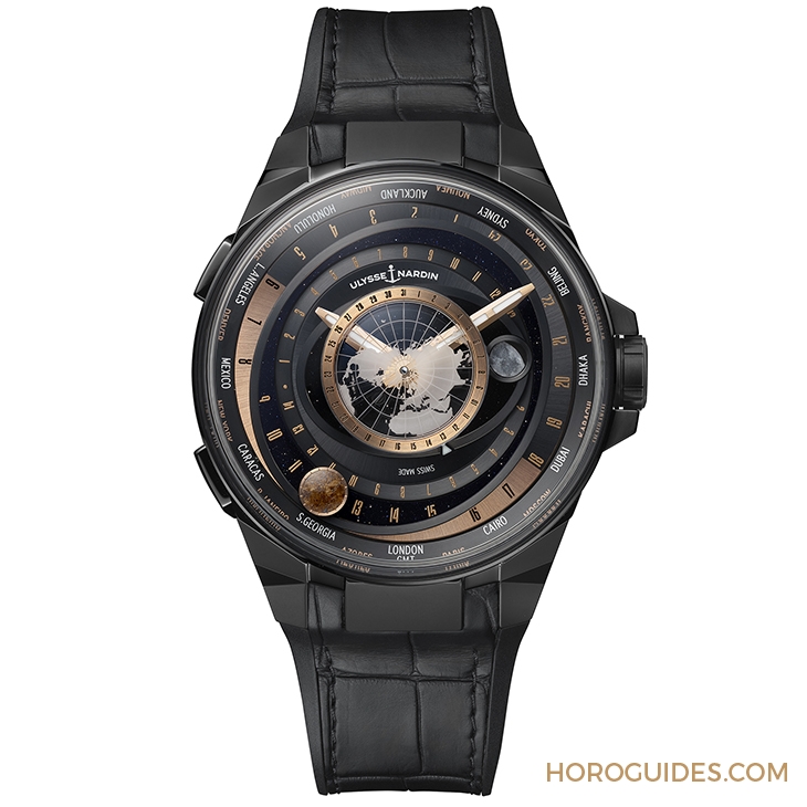 ULYSSE NARDIN - Blast - 1063-400-2A/1A - 以直觀易讀的方式，指示浩瀚宇宙的天文萬象｜Ulysse Nardin Blast月之狂想世界時區腕錶