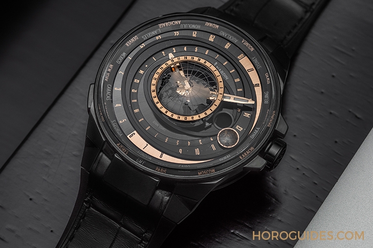 ULYSSE NARDIN - Blast - 1063-400-2A/1A - 以直觀易讀的方式，指示浩瀚宇宙的天文萬象｜Ulysse Nardin Blast月之狂想世界時區腕錶