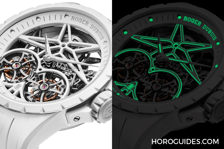 ROGER DUBUIS - EXCALIBUR - RDDBEX0900 - 製錶界首見至輕素材加持!越夜越光的Roger Dubuis Excalibur Twofold