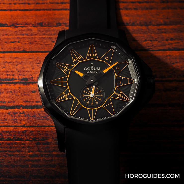 CORUM - ADMIRAL - A395/04004 - 黑潮湧現,五色齊發|Corum Admiral 42 Automatic Full Black