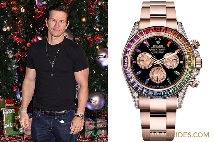 ROLEX - 【名人錶盒】馬克華伯格的肌情壯臂與閃亮錶藏