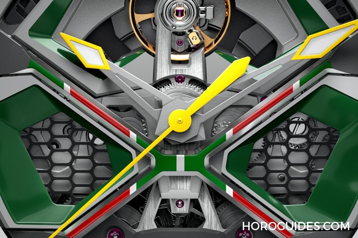 ROGER DUBUIS - EXCALIBUR - RDDBEX1006 - 傳神演繹Lamborghini第三代Huracán賽車！Roger Dubuis Excalibur Spider Huracán單擺輪腕錶