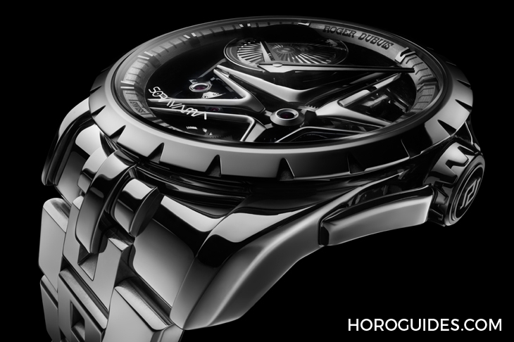 ROGER DUBUIS - EXCALIBUR - RDDBEX1013 - 這款自動盤轉起來很迷幻！Roger Dubuis攜手空山基推出Excalibur Sorayama Monobalancier腕錶
