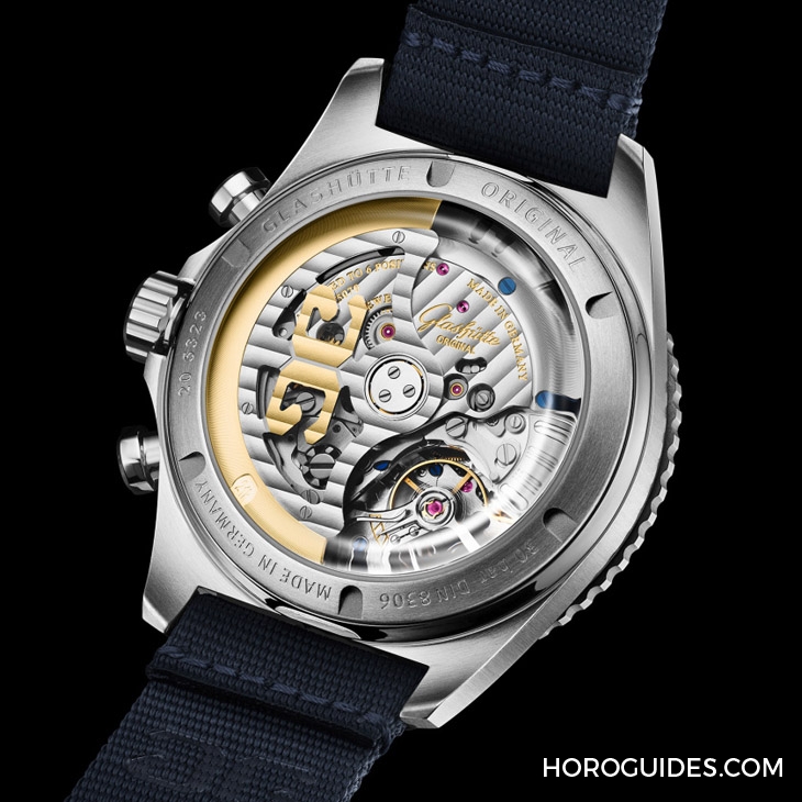 GLASHÜTTE ORIGINAL - Spezialist - 1-37-23-02-81-70 - 藍面、藍陶瓷圈打頭陣!Glashütte Original SeaQ系列首次搭載計時功能