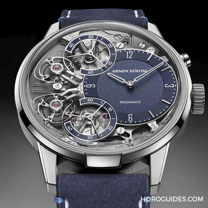 ARMIN STROM - RESONANCE - ST22-RF.05 - 湛藍入作，Armin Strom鏡像共振腕錶新色亮相