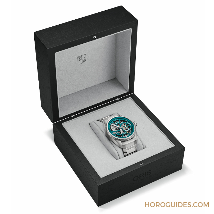 ORIS - PROPILOT - 01 115 7759 7117-Set - 蛇信指針、10日動力，Oris推出歷來首只生肖錶：ProPilot蛇年限量腕錶