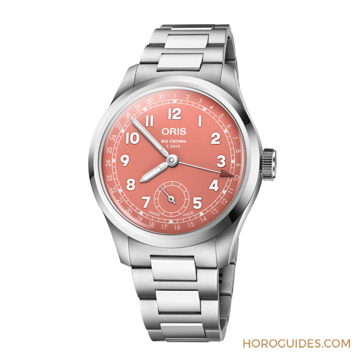 ORIS - BIG CROWN - 403 7799 4068-07 8 20 06 - 為問世近90年的經典之作注入活力色彩｜Oris Big Crown指針式日曆錶2025新作