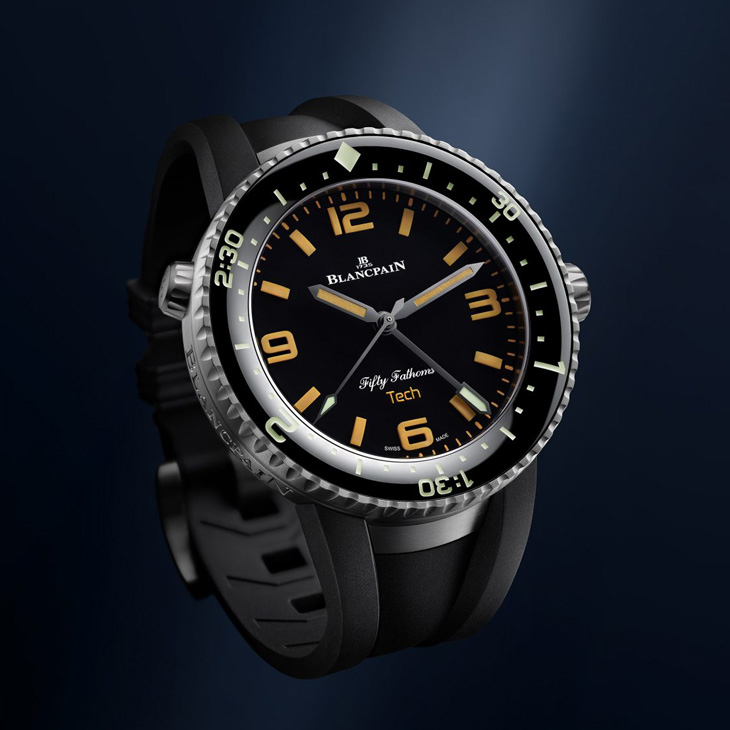 BLANCPAIN - FIFTY FATHOMS - 5029-12B30-94A - 寶珀全新錶帶快拆系統，五十噚Tech-nicolors腕錶率先採用