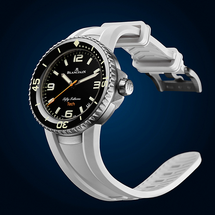 BLANCPAIN - FIFTY FATHOMS - 5029-12B30-94A - 寶珀全新錶帶快拆系統，五十噚Tech-nicolors腕錶率先採用